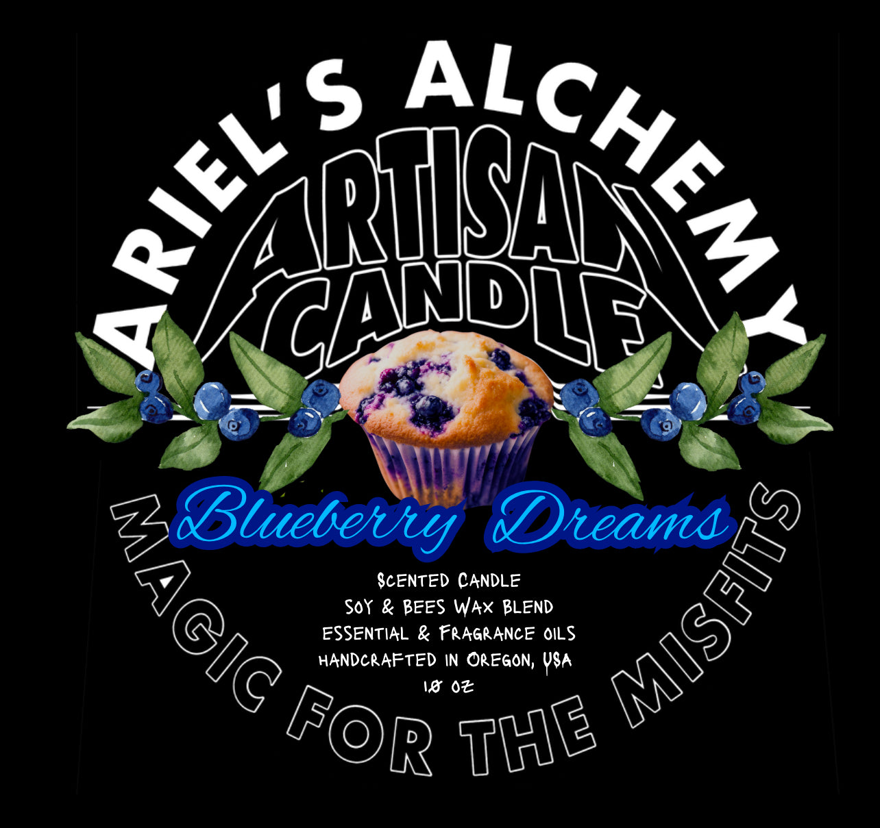 Blueberry Dreams scented candle