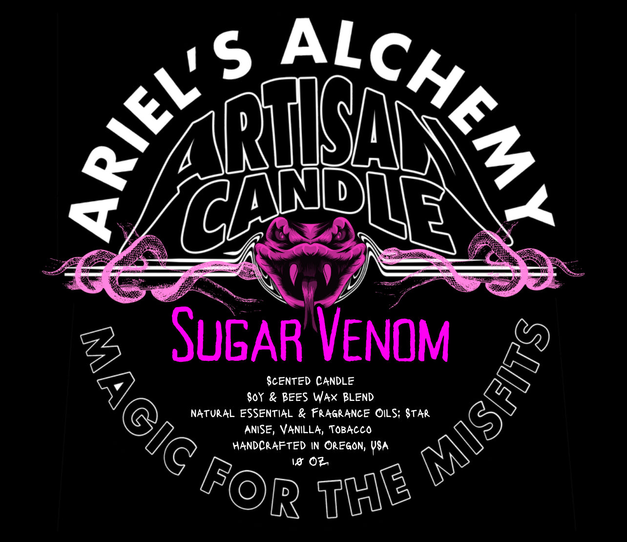 Sugar Venom scented candle