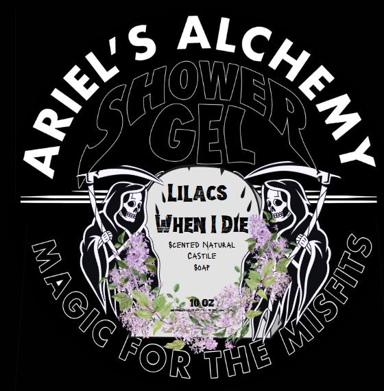 Lilacs When I Die Shower Gel
